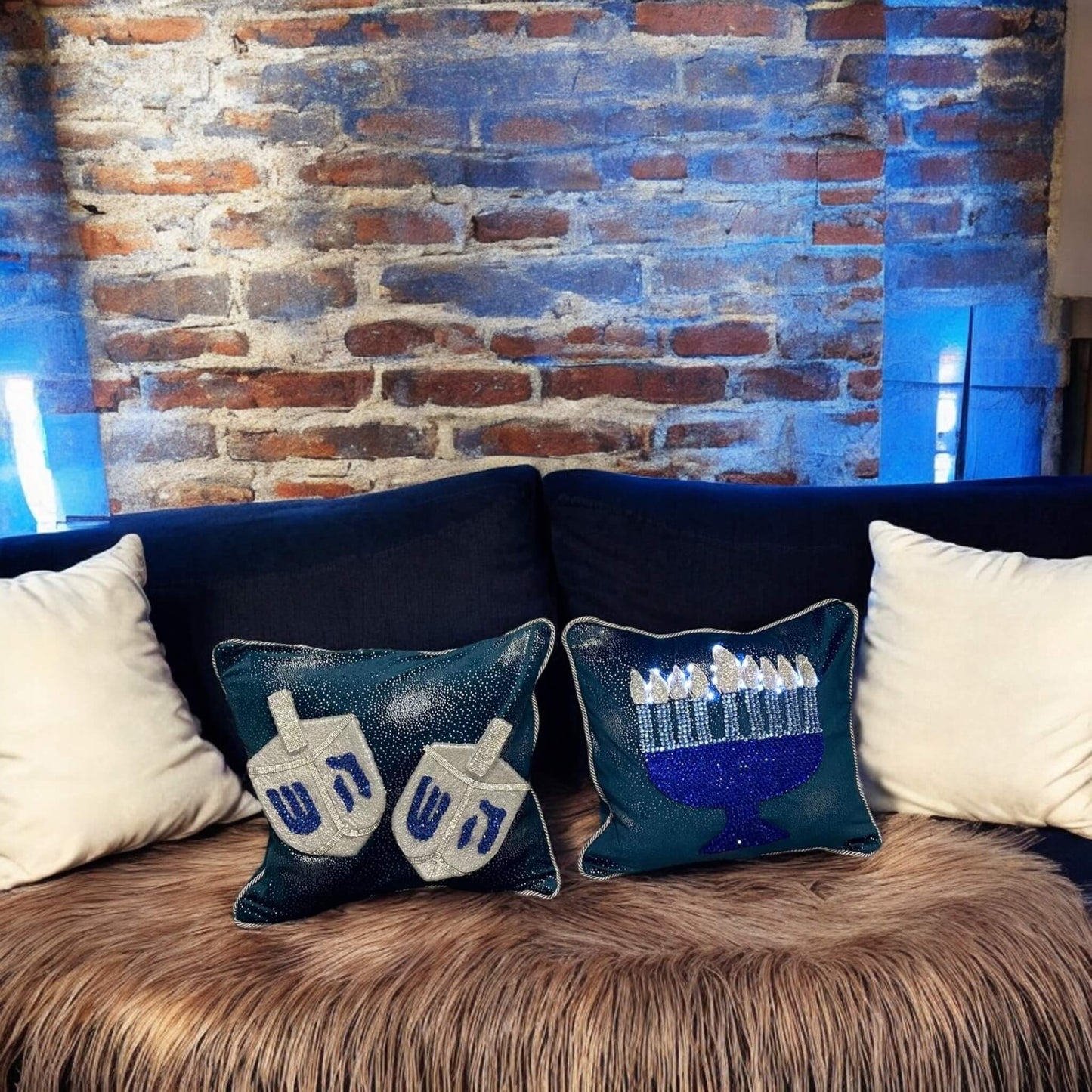 Hanukkah Joy Pillows – Celebrate in Comfort