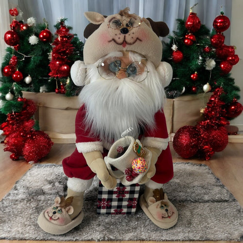 Handcrafted Santa Decoration