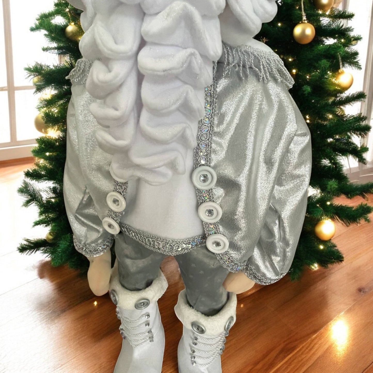 Handmade Christmas Soldier Doll – 44” Tall Holiday Nutcracker Detachable Decoration Doll