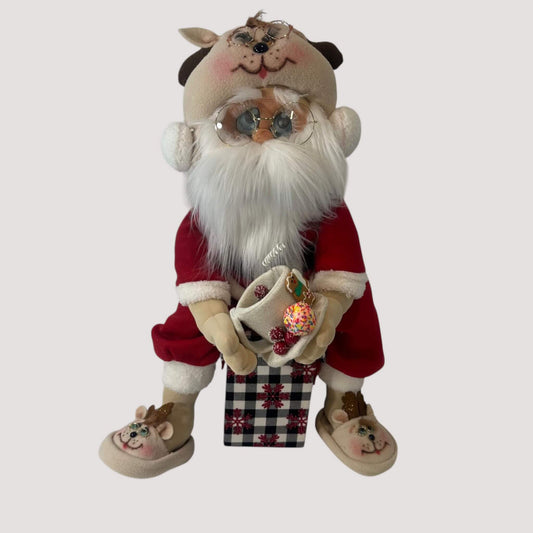 Handcrafted Santa Decoration