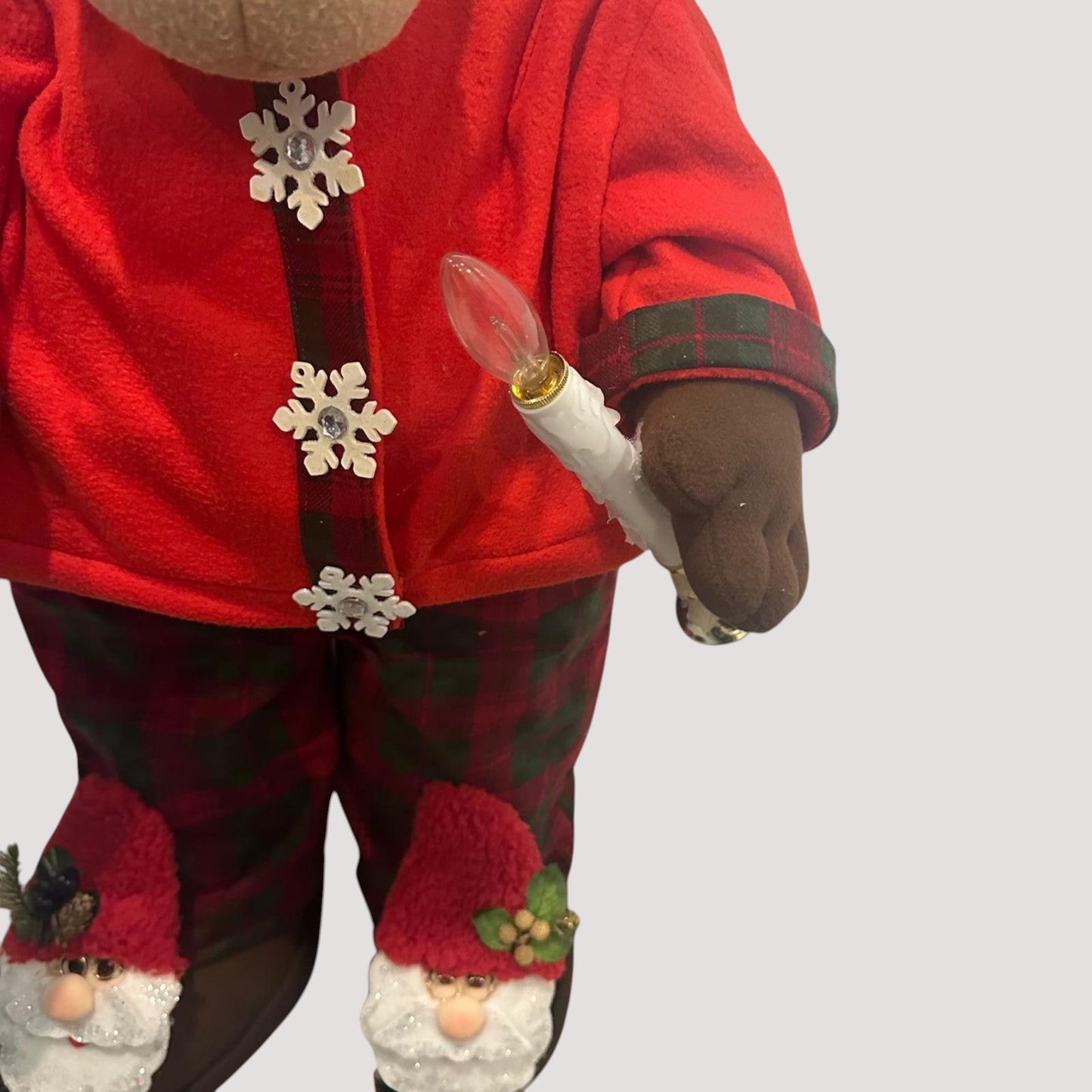 Handmade Christmas reindeer 30 inch removable easy storage holiday decor
