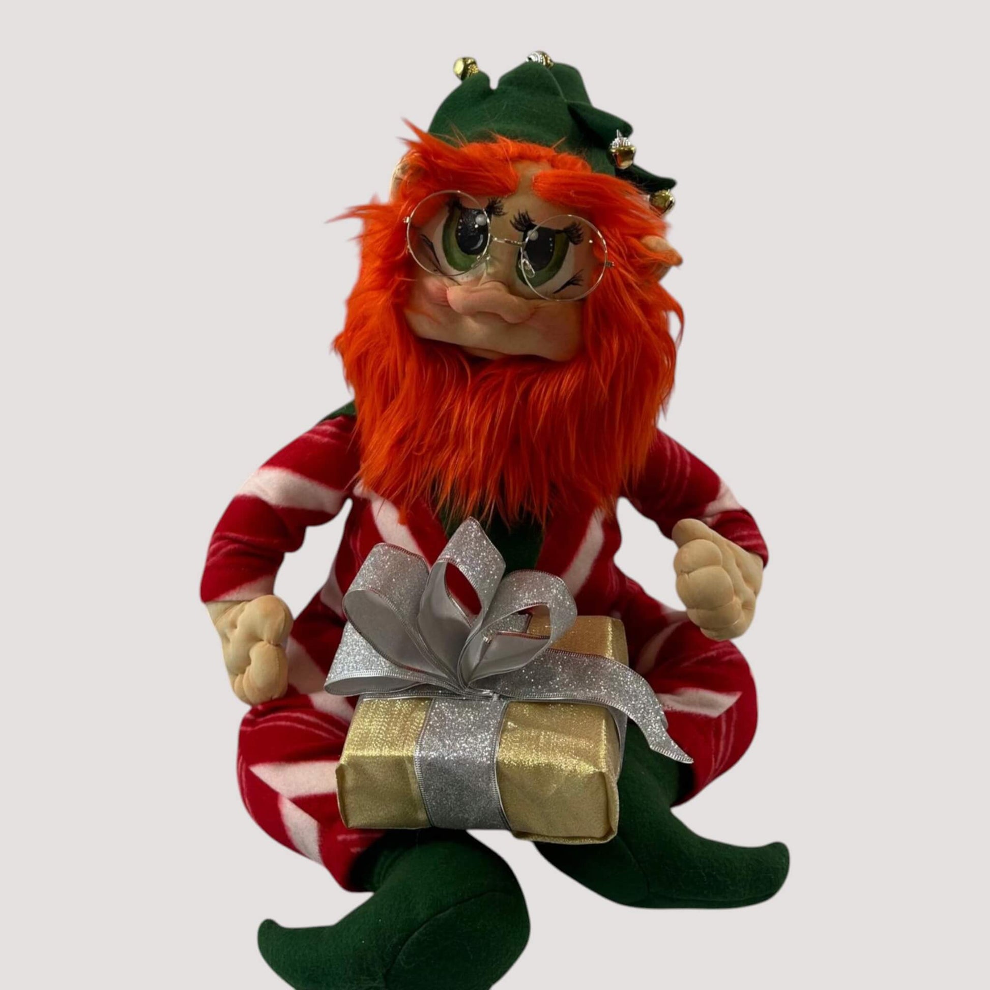 Traditional Christmas elf handmade with premium materials festive holiday figure
