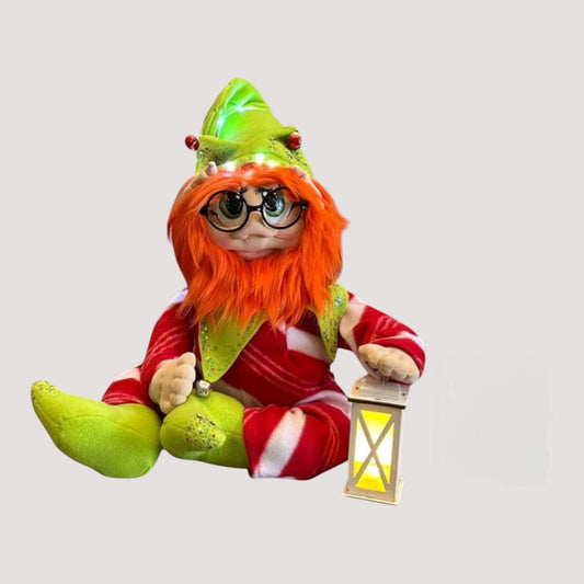 Handmade Christmas elf decoration traditional holiday decor by DWcraftworks
