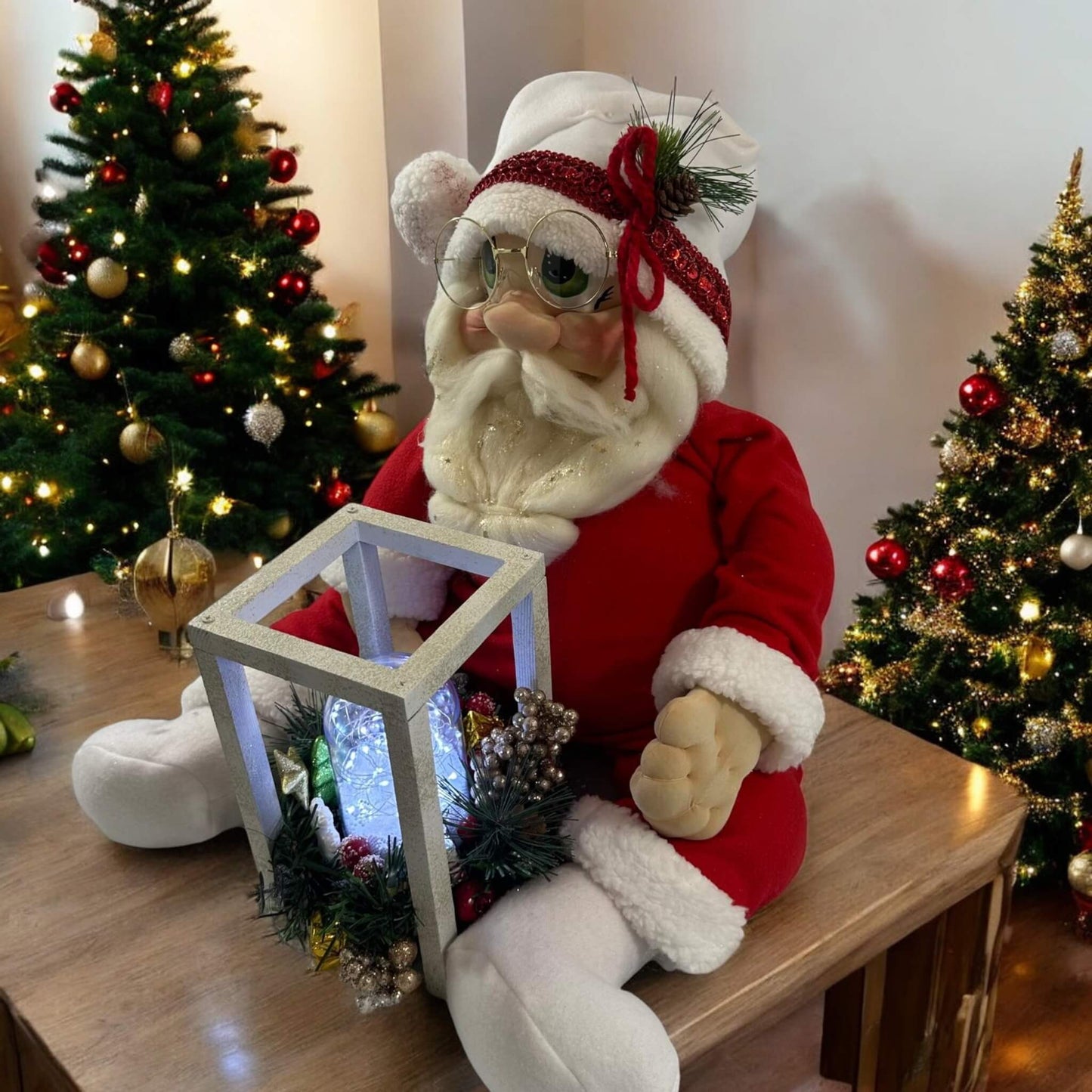 Merry Clauson (with a gift) – A Handcrafted Holiday Treasure