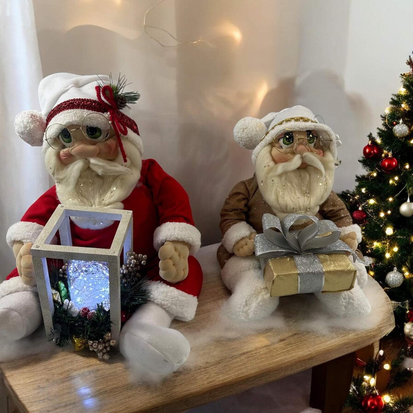 Merry Clauson (with a gift) – A Handcrafted Holiday Treasure