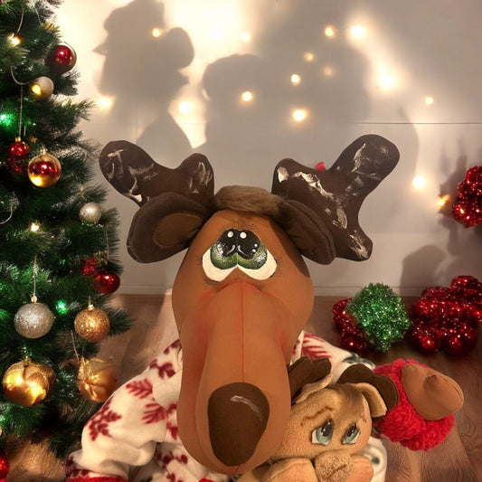 Jolly jumper -reindeer A Handcrafted Holiday Charm