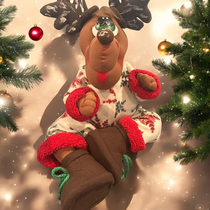 Jolly jumper -reindeer A Handcrafted Holiday Charm