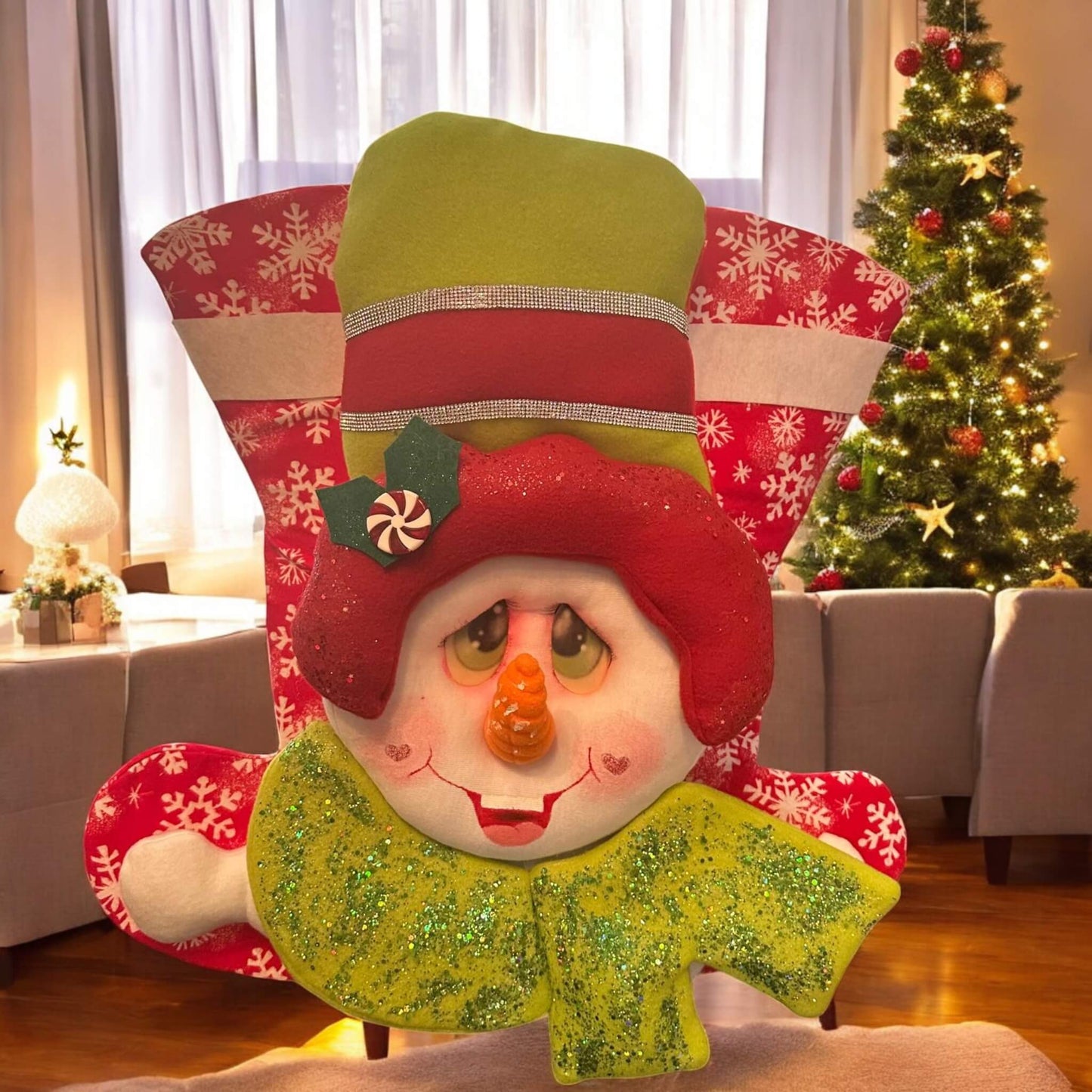 Christmas Chair Covers set of 6  – A Festive Touch for Your Dining Room