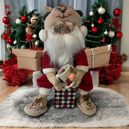 Handcrafted Santa Decoration