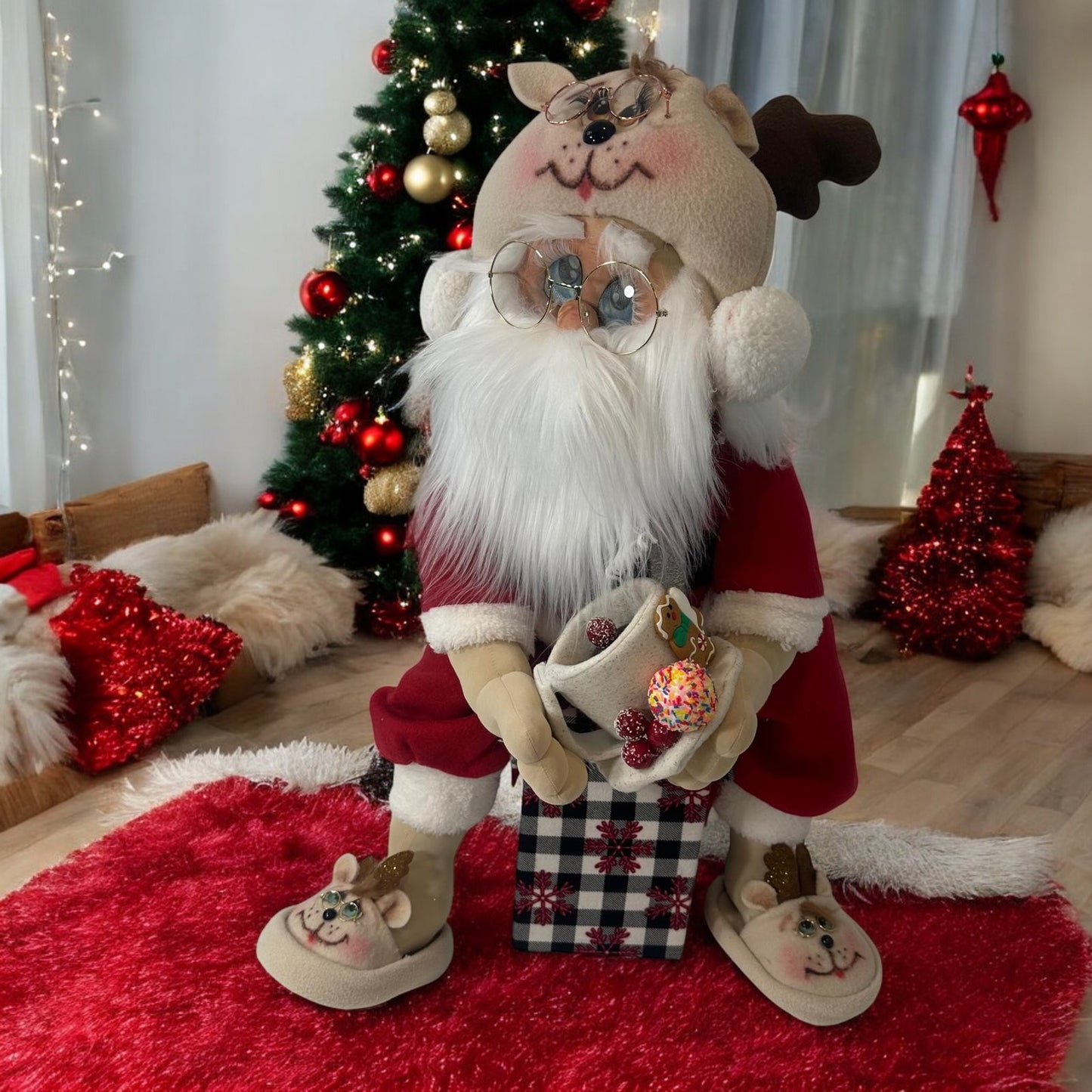 Handcrafted Santa Decoration