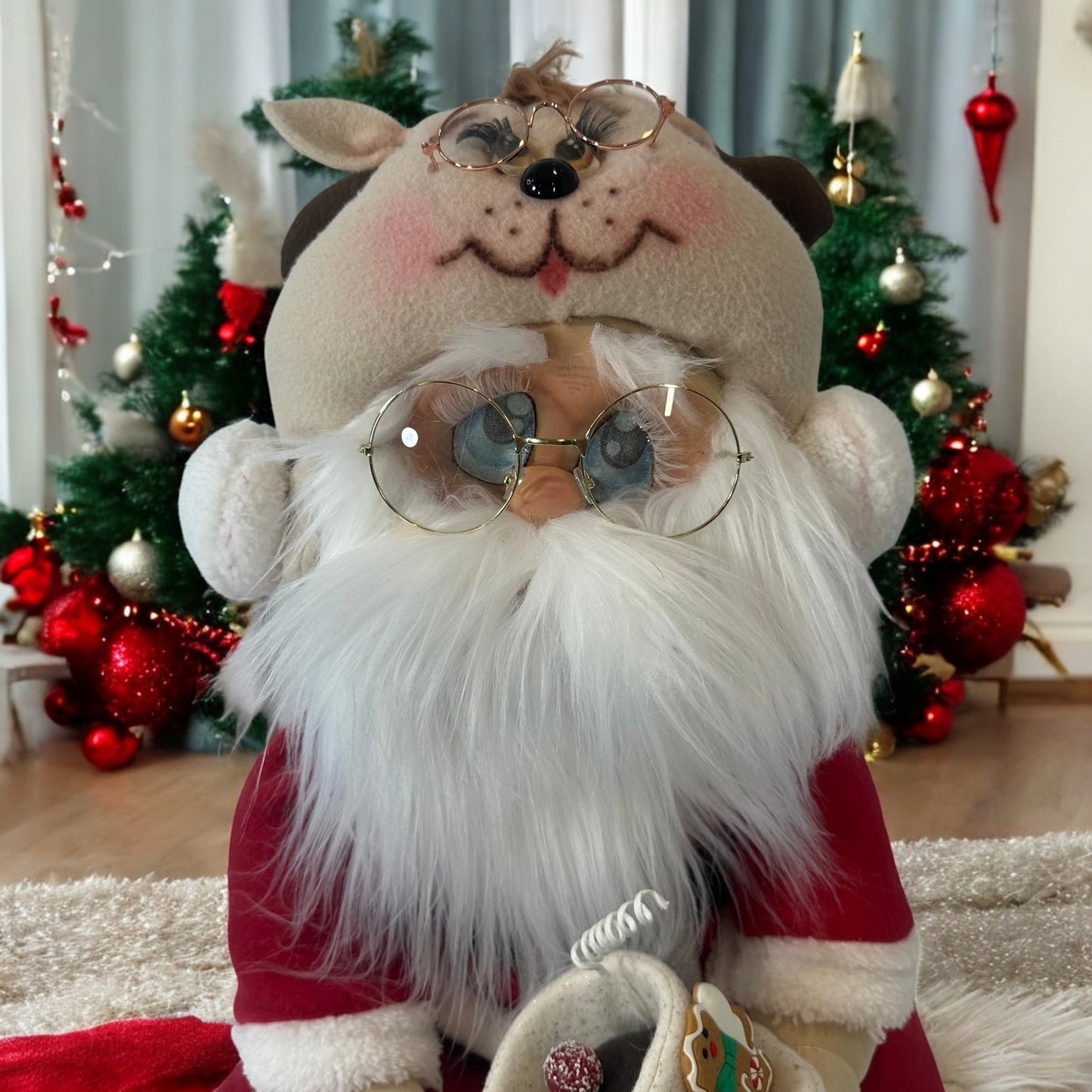 Handcrafted Santa Decoration