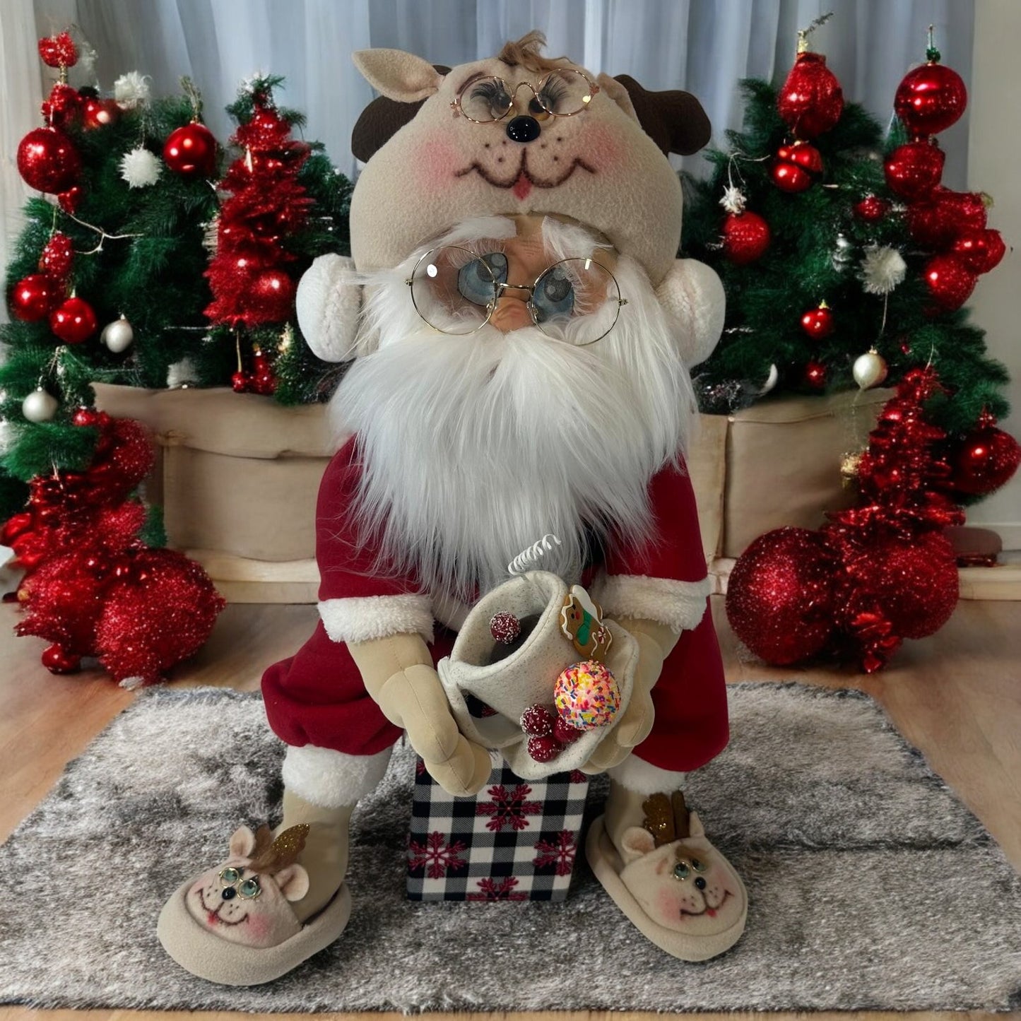 Handcrafted Santa Decoration