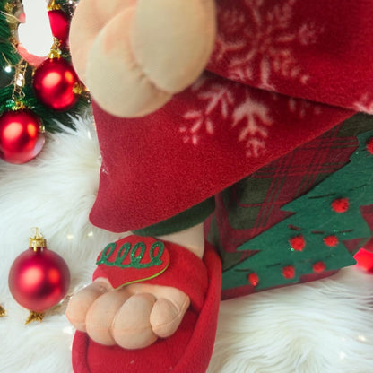 Charming Christmas Elf – Handmade Fabric Doll
