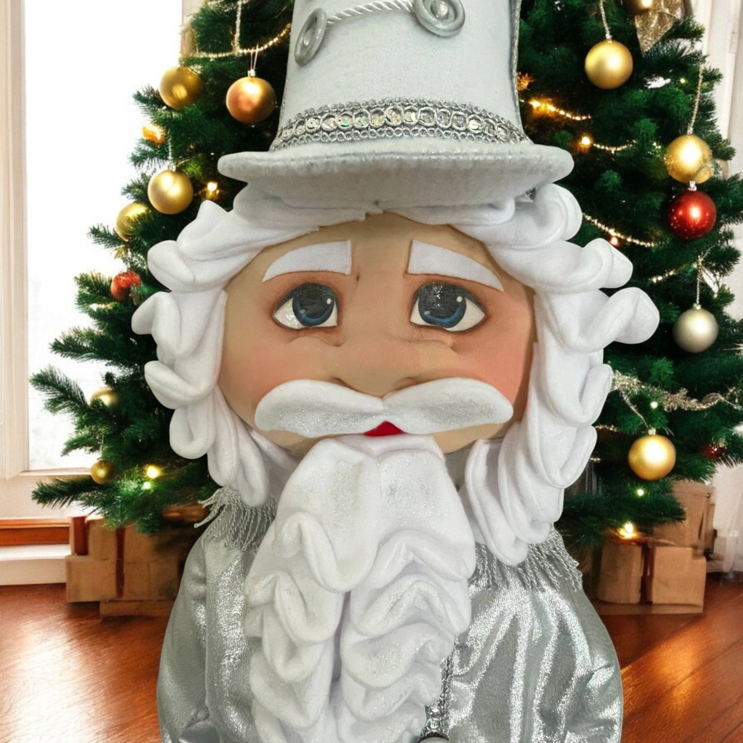 Handmade Christmas Soldier Doll – 44” Tall  Holiday Nutcracker Detachable Decoration Doll