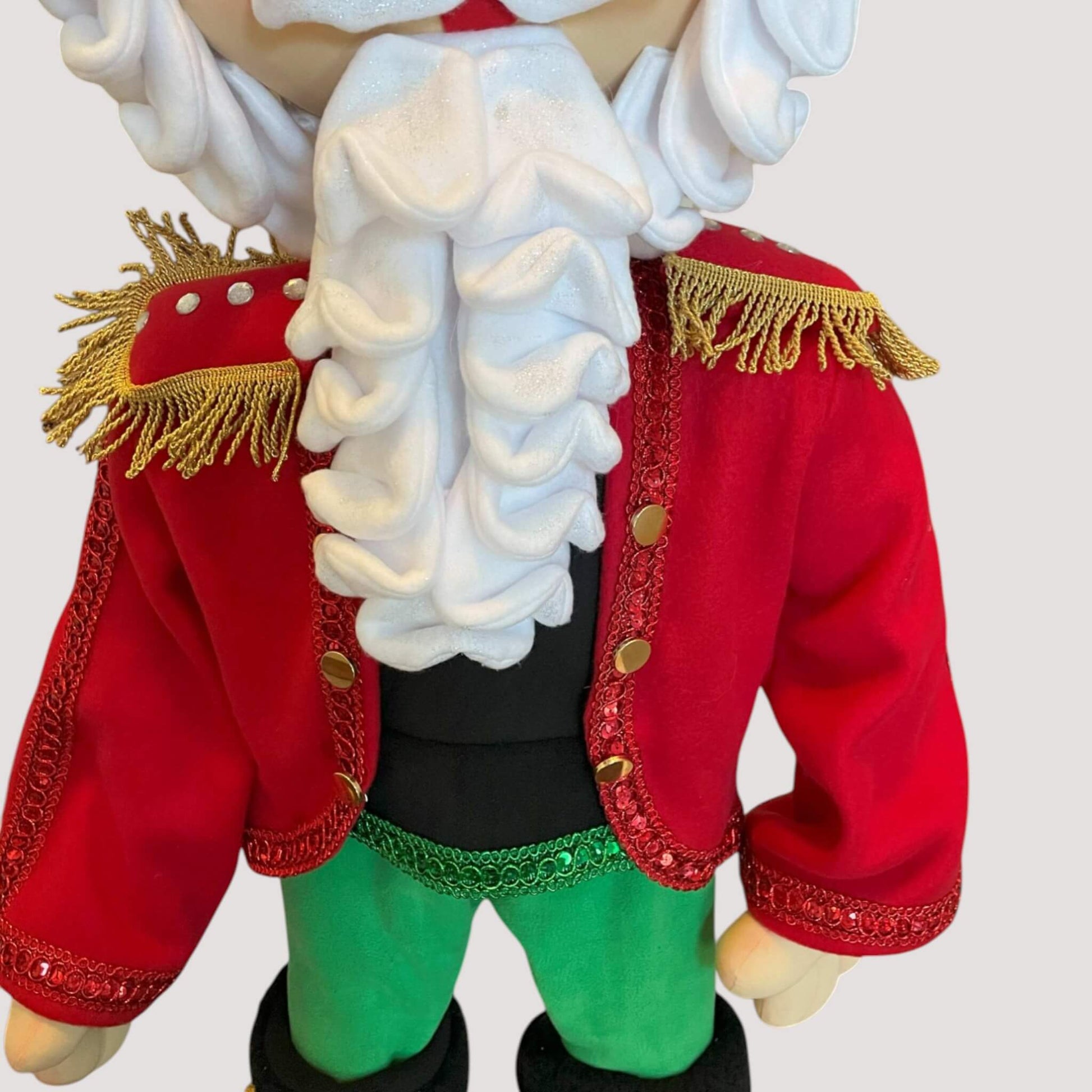 Christmas soldier nutcracker decoration full view 44 inches
