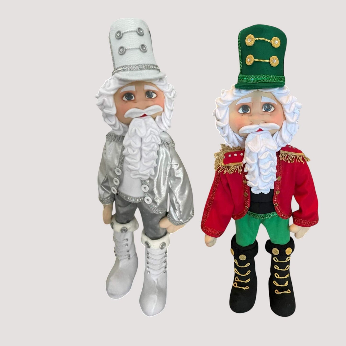 44 inch tall Christmas soldier doll handcrafted holiday nutcracker
