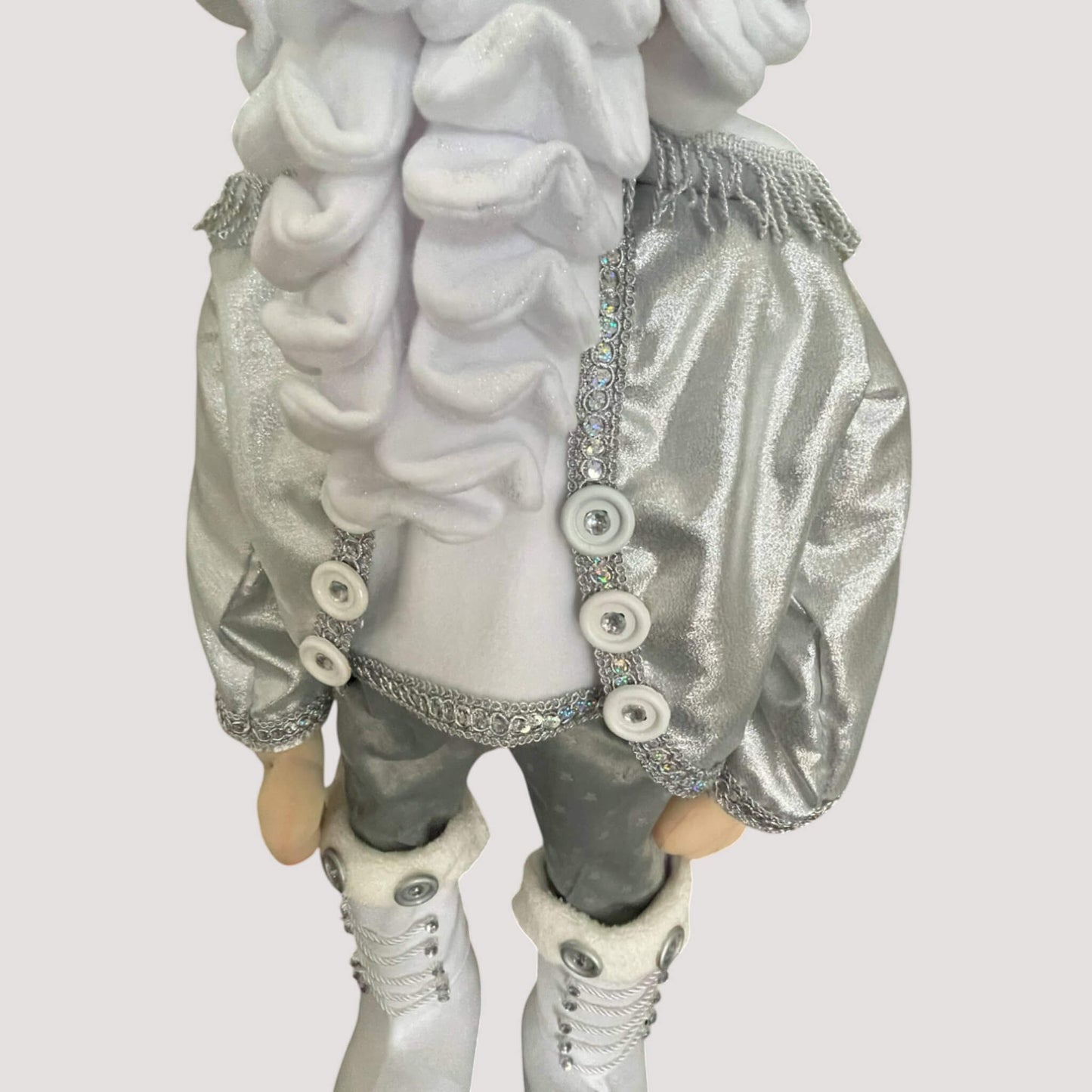Handmade nutcracker soldier doll close-up showing premium craftsmanship
