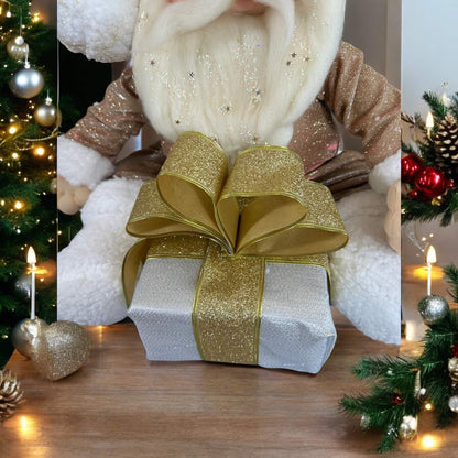 Merry Clauson (with a gift) – A Handcrafted Holiday Treasure