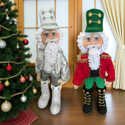 Handmade Christmas Soldier Doll – 44” Tall  Holiday Nutcracker Detachable Decoration Doll
