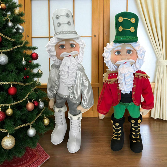 Handmade Christmas Soldier Doll – 44” Tall  Holiday Nutcracker Detachable Decoration Doll
